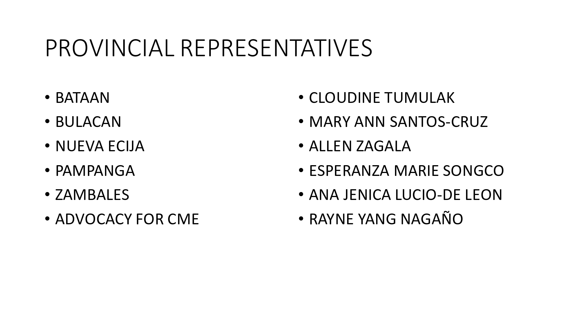 Central Luzon Chapter of The Philippine College of  Chest Physicians (PCCP)
